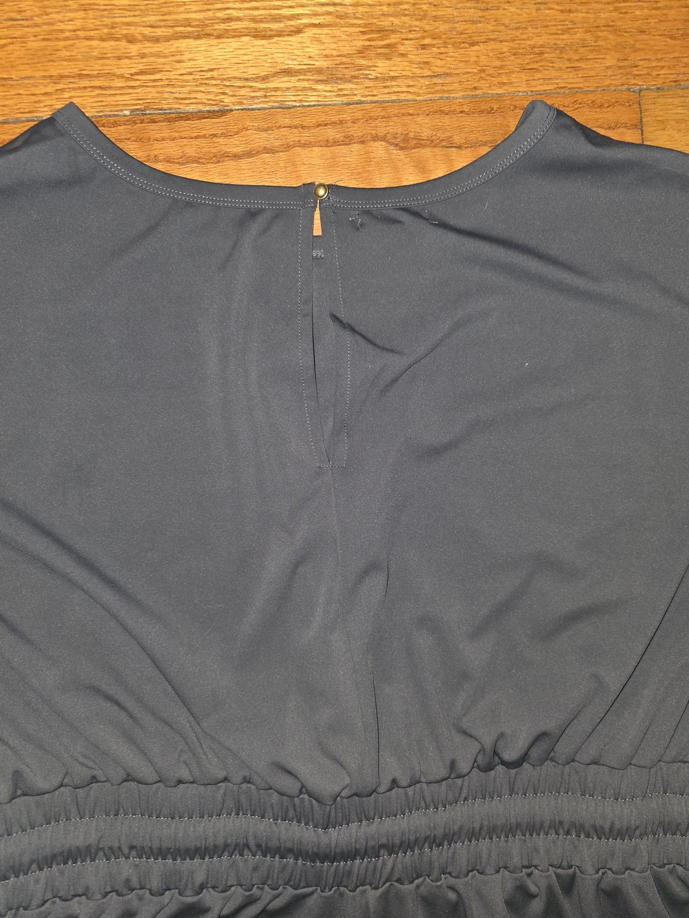 Maurices Dark Grey Short-Sleeve Jumpsuit - Picture 5 of 5